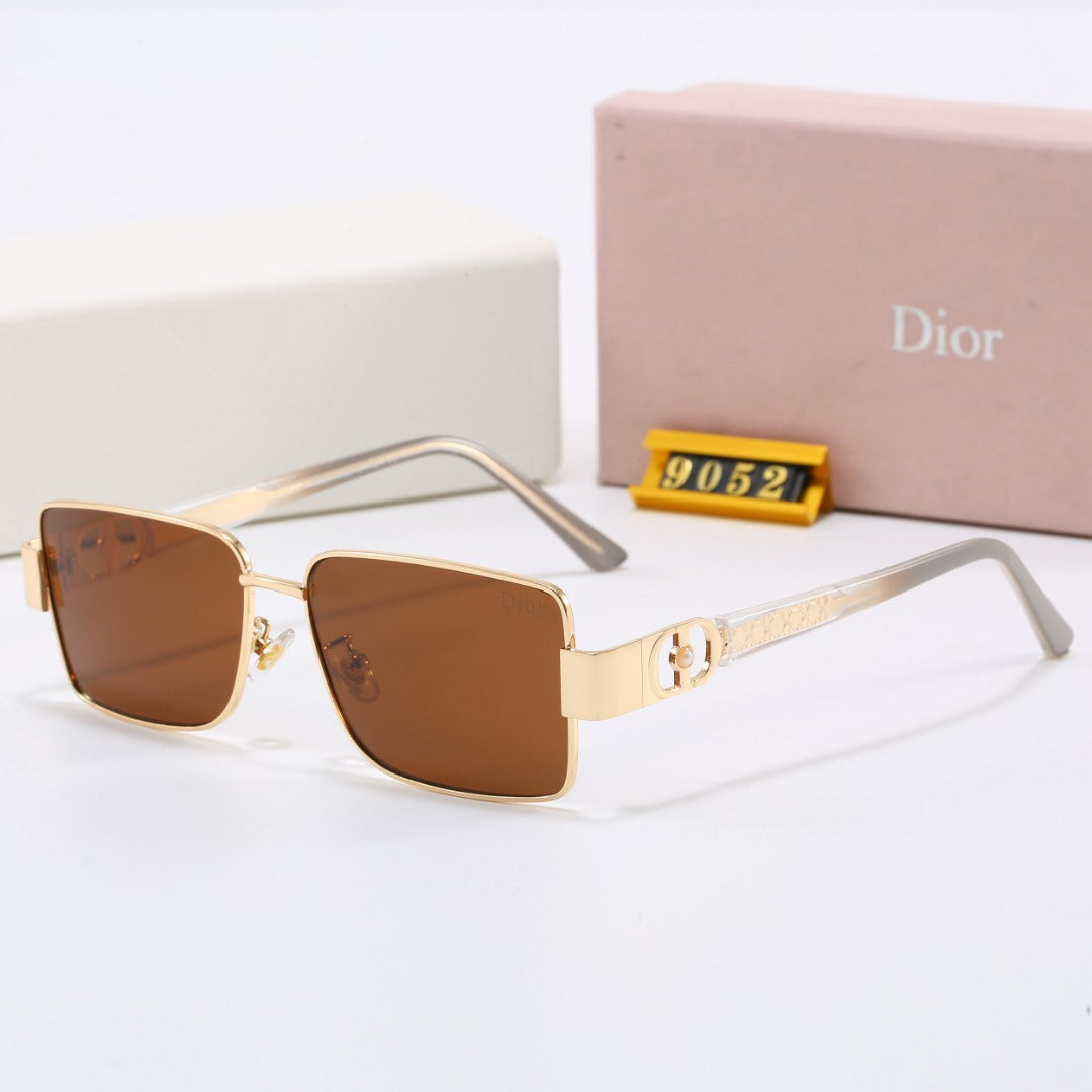 7 colors New hot HD lenses Full frame design sunglasses 9052