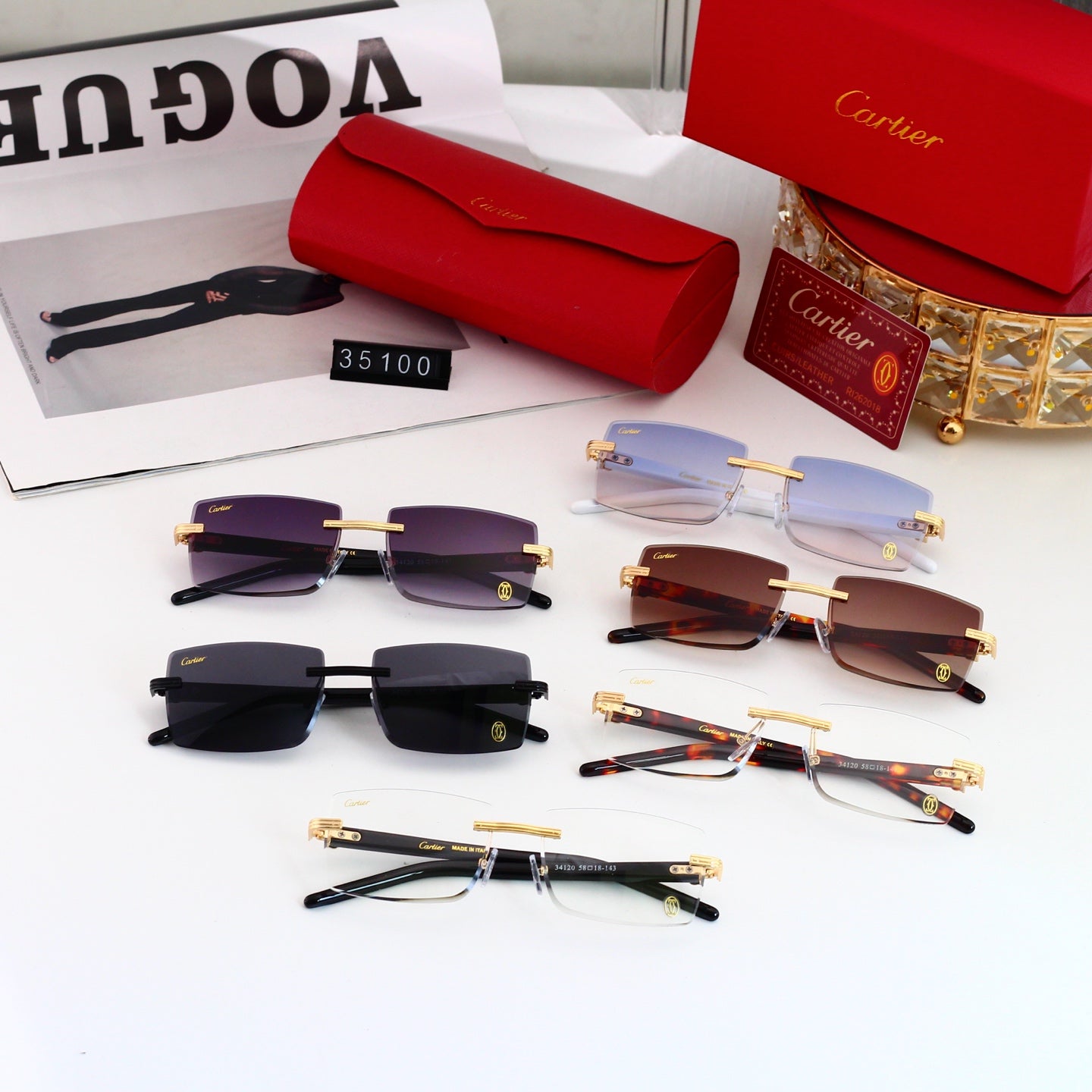 Fashion hot 6 color sunglasses 35100