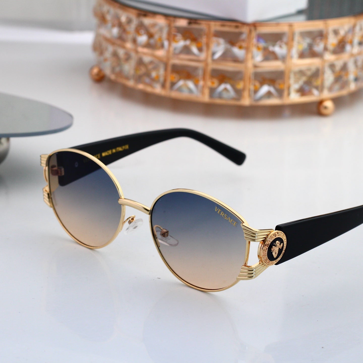 7 colors New hot HD lenses Full frame Sunglasses 08141