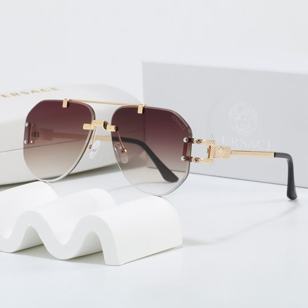 7 colors New hot HD lenses No borders design sunglasses P25232528