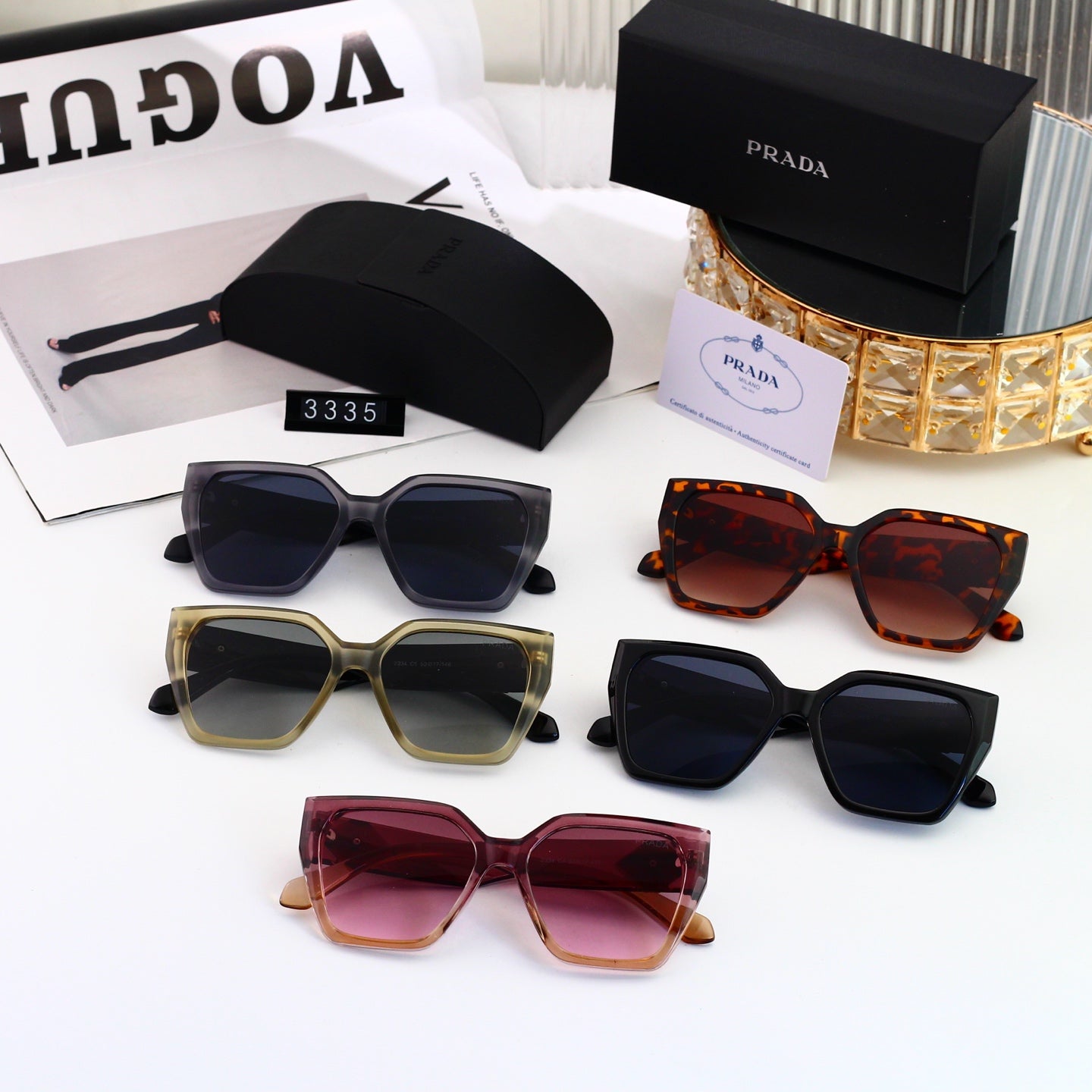 5 colors of fashionable and popular sunglasses 3335