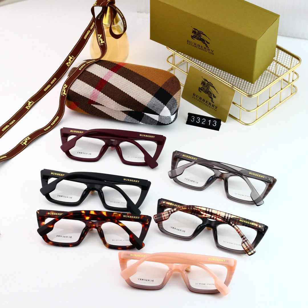 6 Color Classic Vintage Checkered Glasses B33213