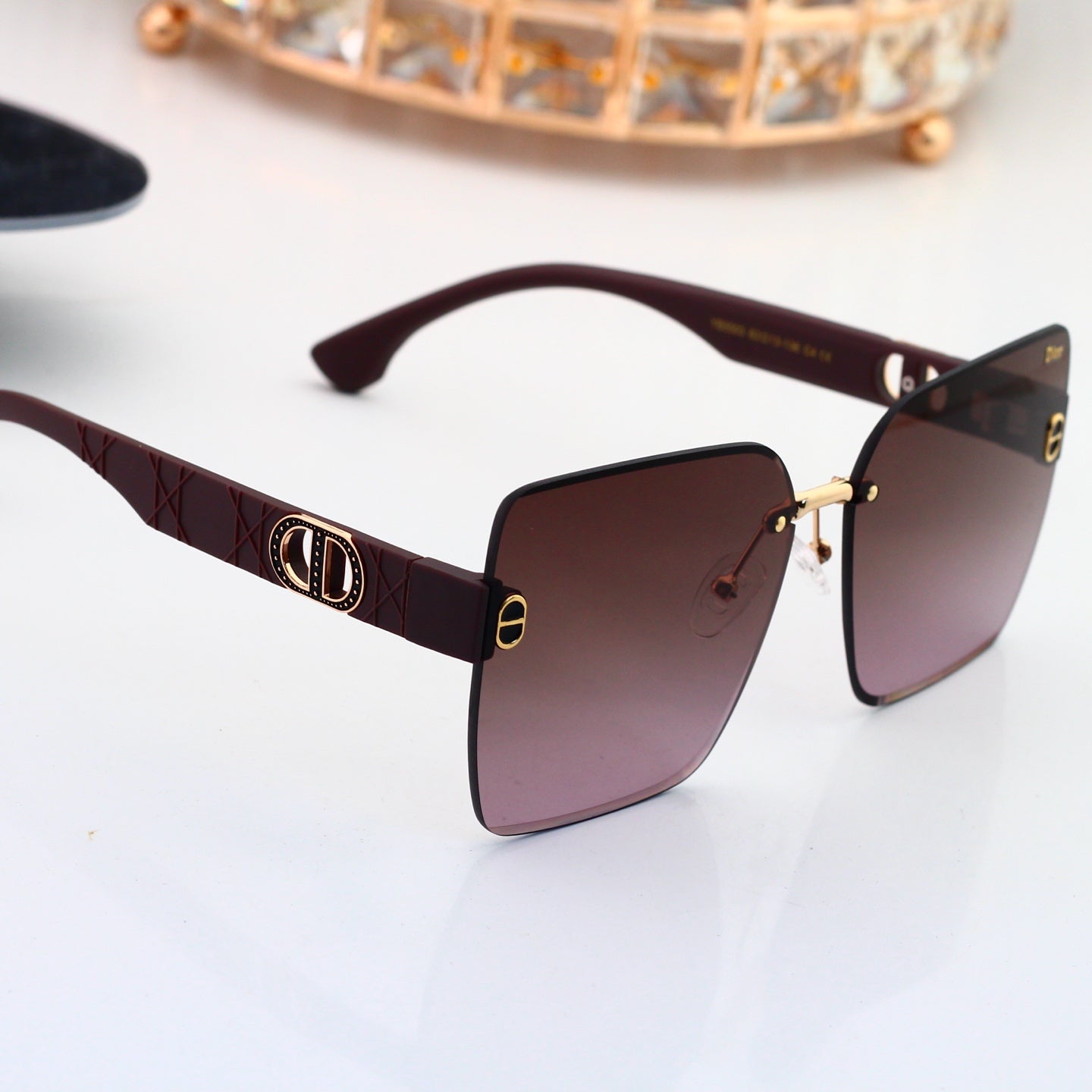 6 colors New hot HD lenses No borders design sunglasses 6504