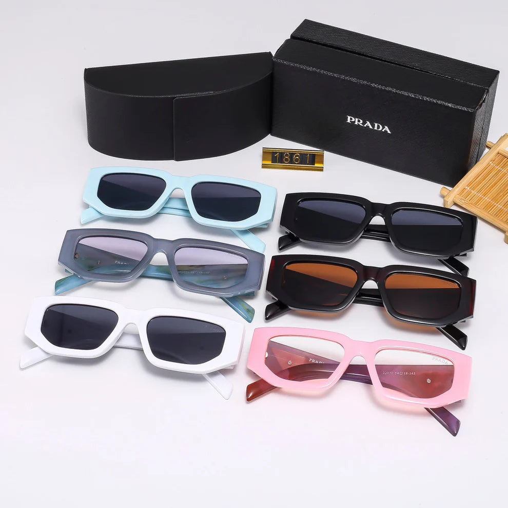 6 colors of Retro Polygonal Mesh Unisex Sunglasses