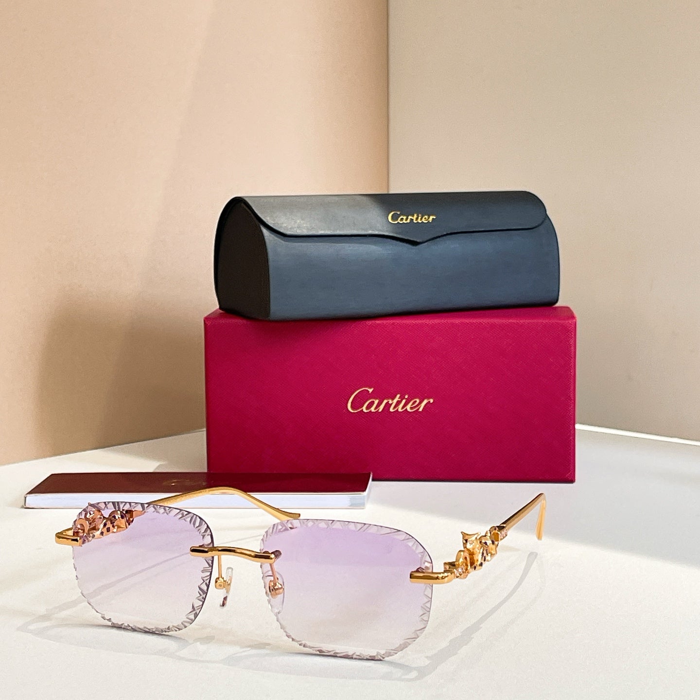 (High Version) 8 Colors New HD Photochromic Rimless Sunglasses 18220