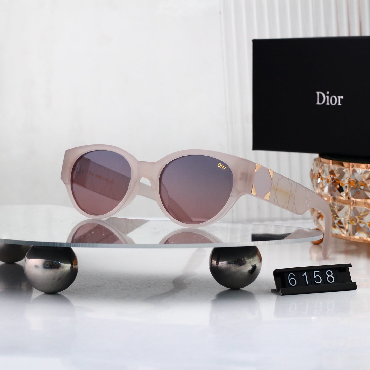 5 colors New hot HD lenses Full frame design sunglasses 6158