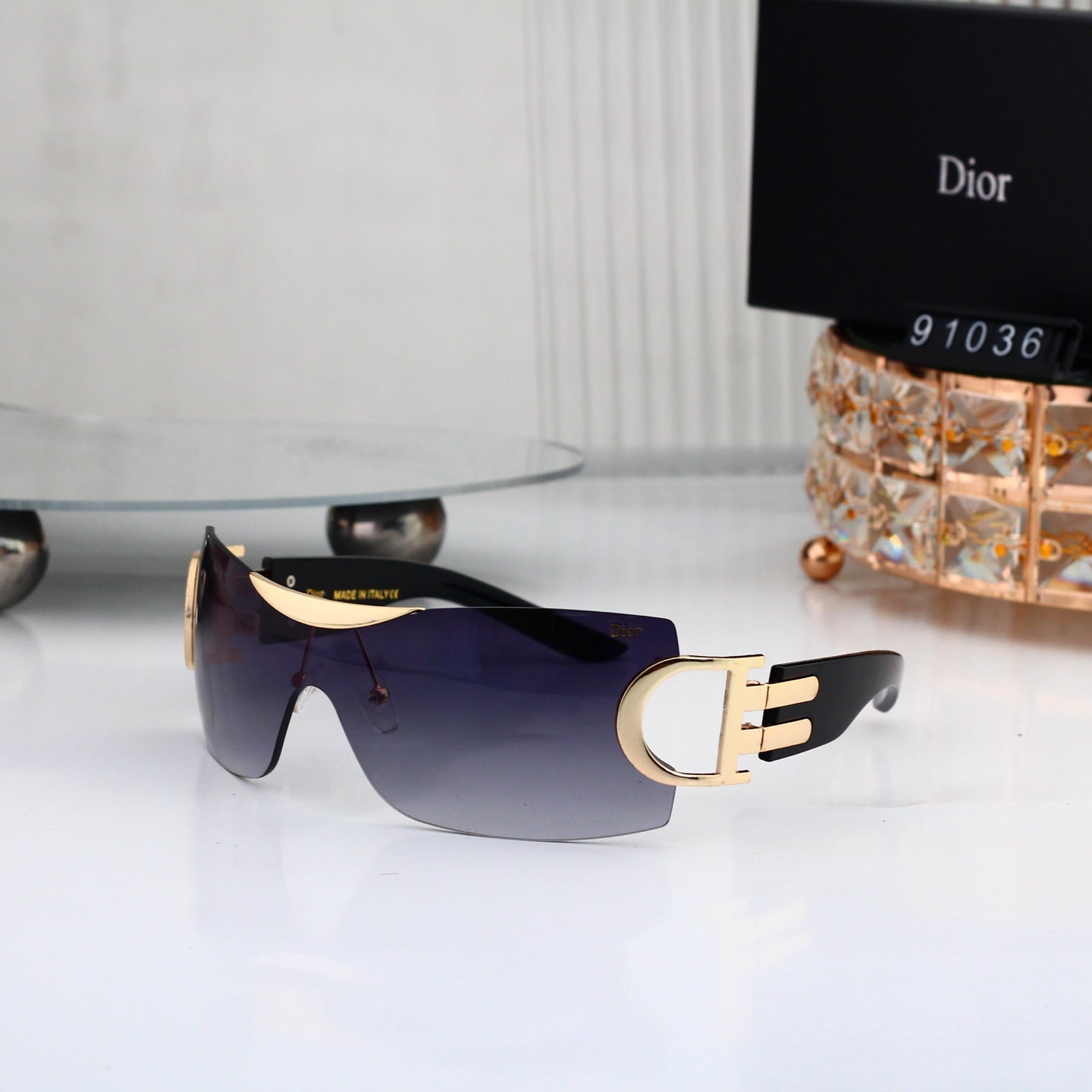 9 colors New hot HD lenses No borders design sunglasses 91036