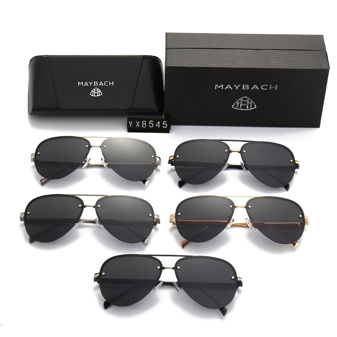 5 colors Inspired Rimless Aviator Sunglasses