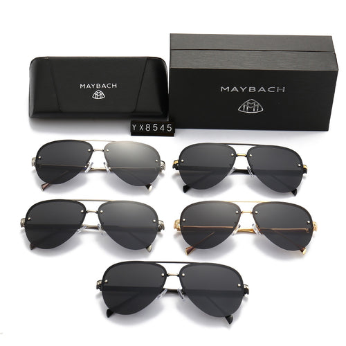 5 colors Inspired Rimless Aviator Sunglasses