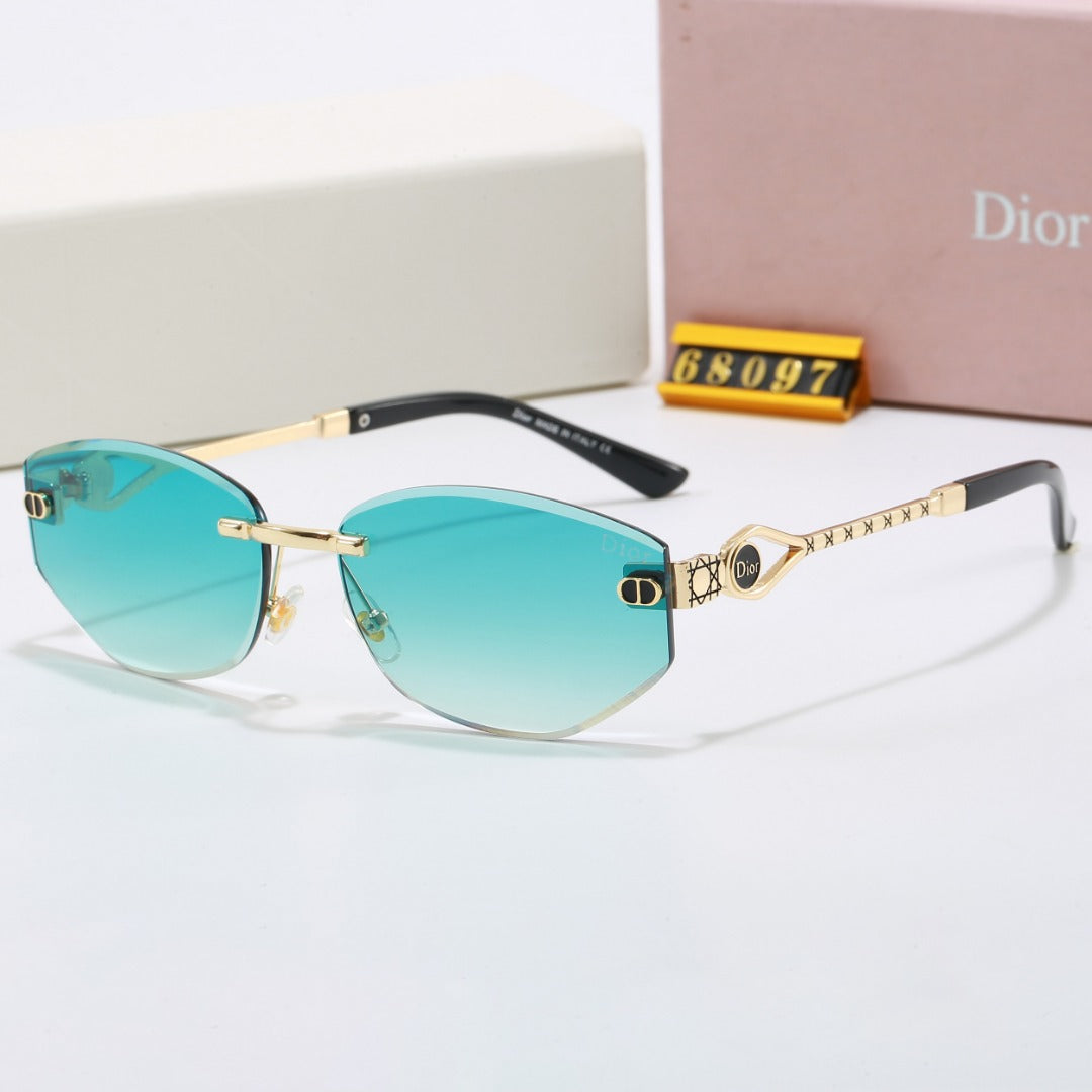 4 colors New hot HD lenses frameless design sunglasses 68097