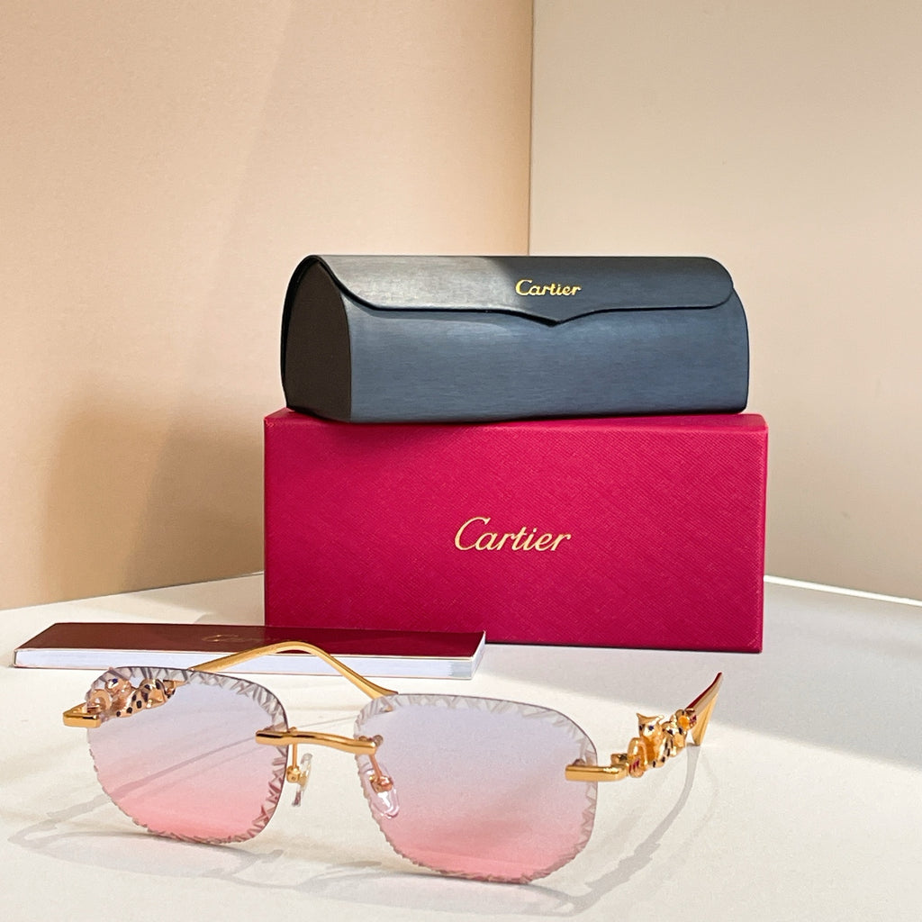 (High Version) 8 Colors New HD Photochromic Rimless Sunglasses 18220