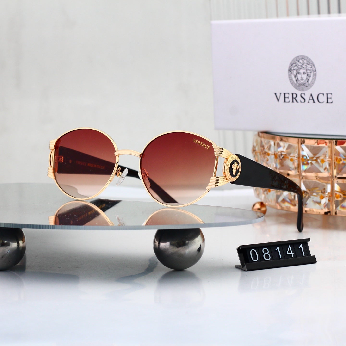 7 colors New hot HD lenses Full frame Sunglasses 08141