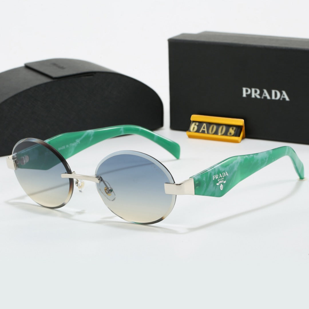 Hot sale metal frameless prism sunglasses 6A008
