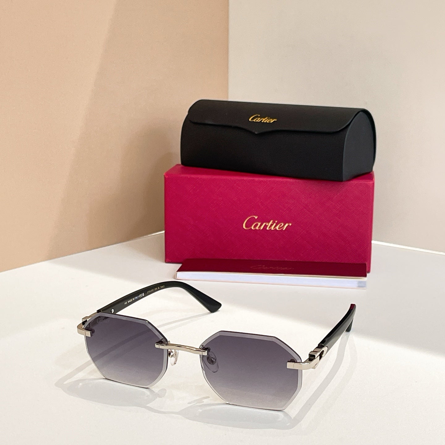 15 colors New hot HD lenses Frameless Sunglasses 0439S