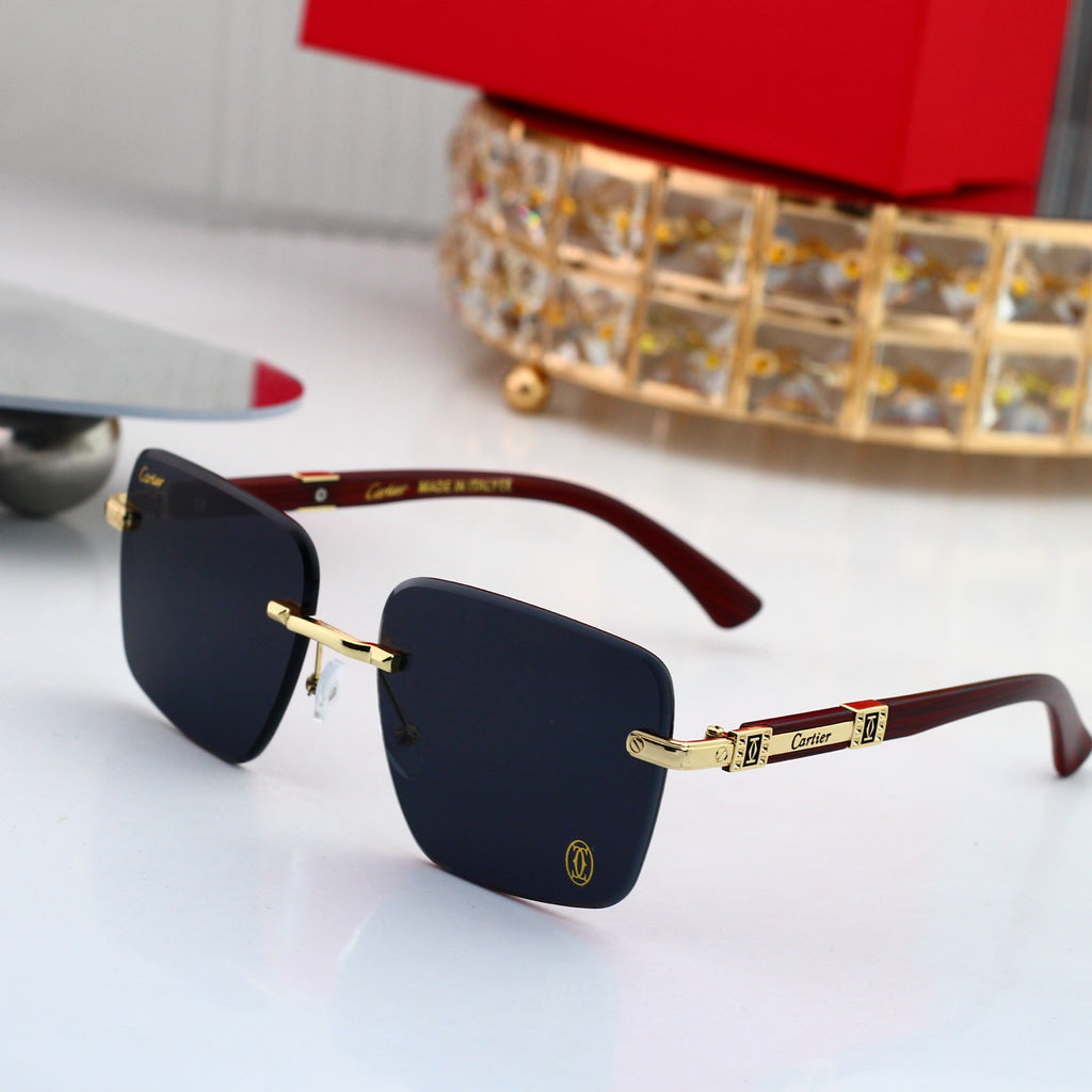 5 colors New hot HD lenses Frameless Sunglasses 4010