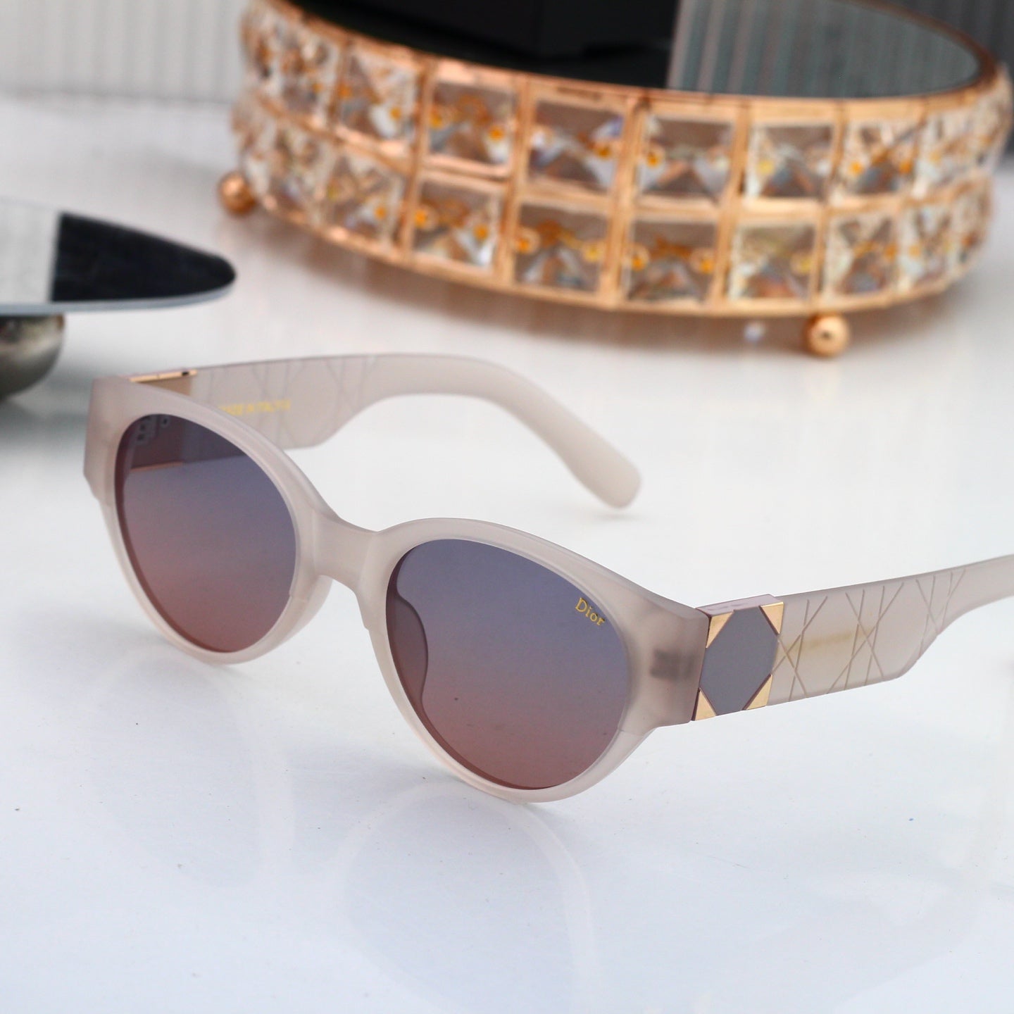 5 colors New hot HD lenses Full frame design sunglasses 6158