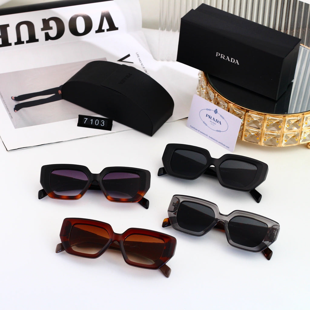 4 colors of fashionable and popular sunglasses 7103