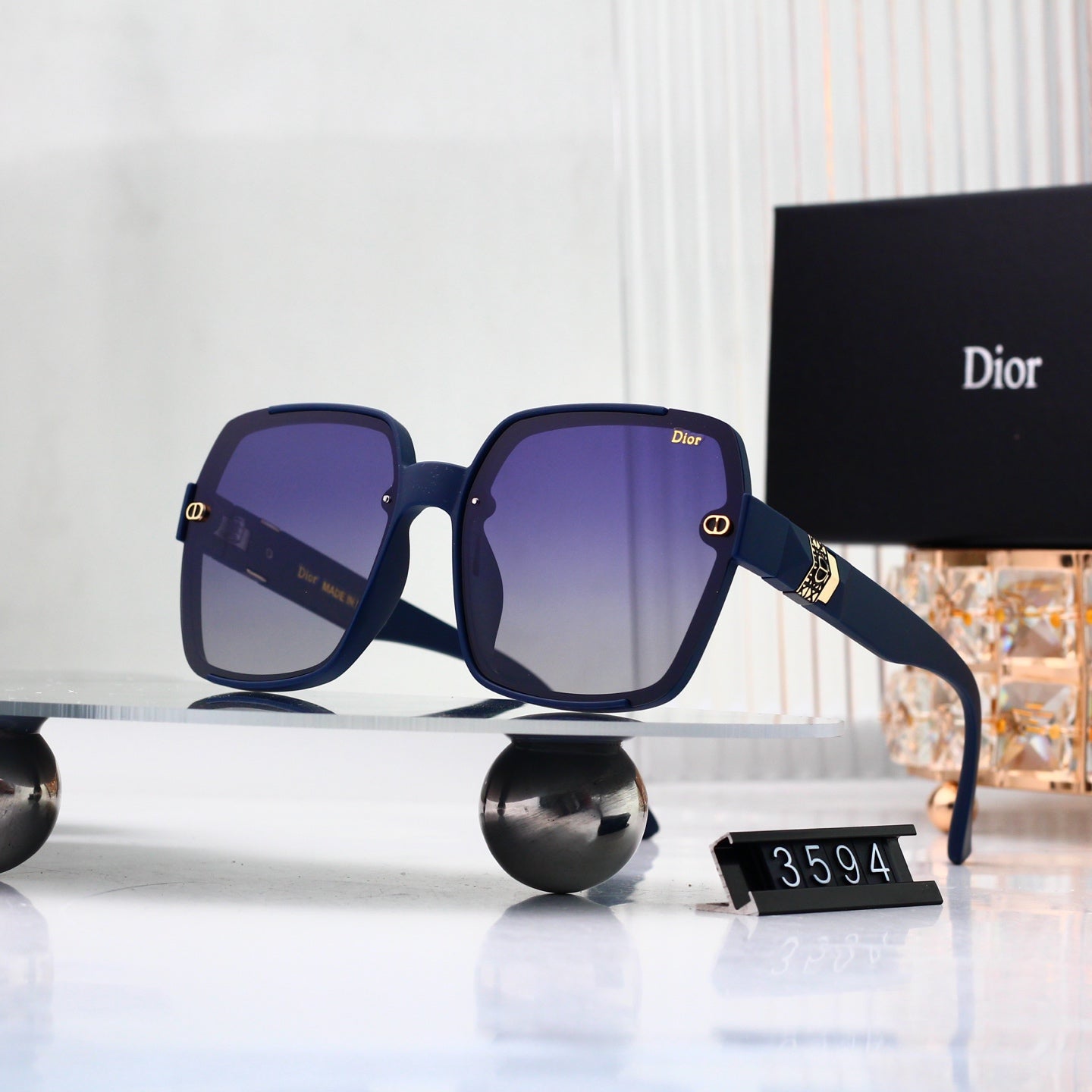 5 colors New hot HD lenses Full frame design sunglasses 3594