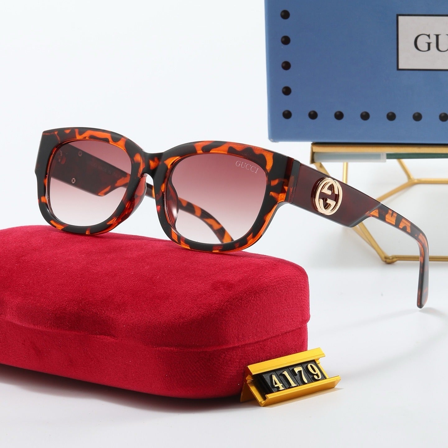 4 colors new hot full flarm sunglasses 4179