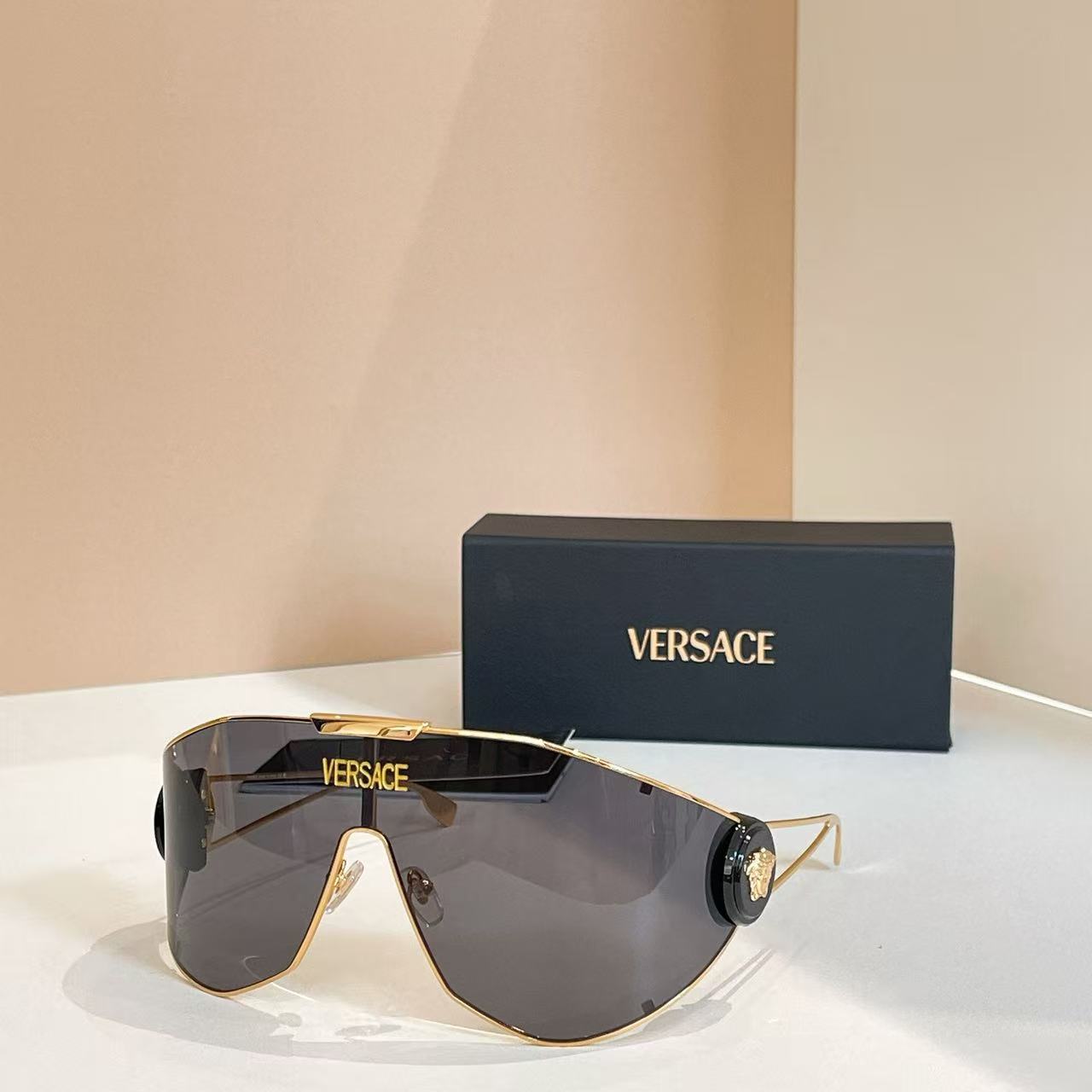 6 colors popular high-definition one-piece sunglasses