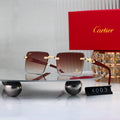7 colors New hot HD lenses Frameless Sunglasses 4003