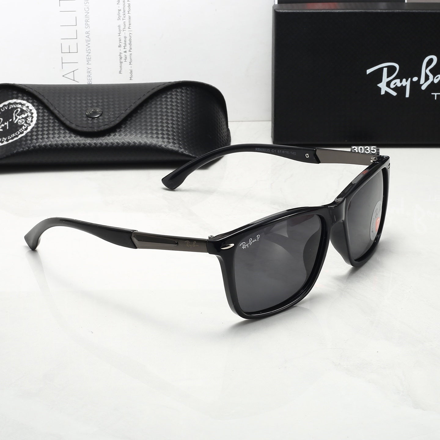 5 colors new hot full flarm sunglasses 3035