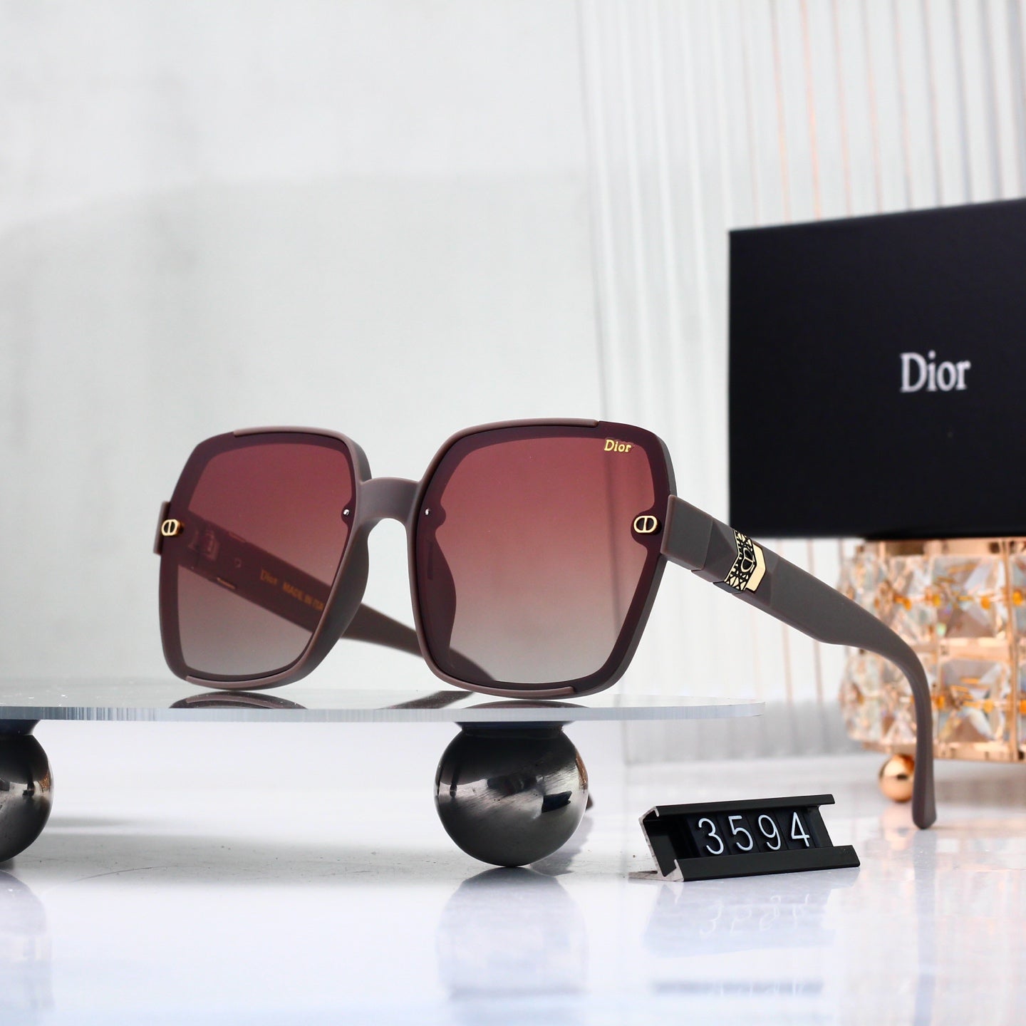 5 colors New hot HD lenses Full frame design sunglasses 3594