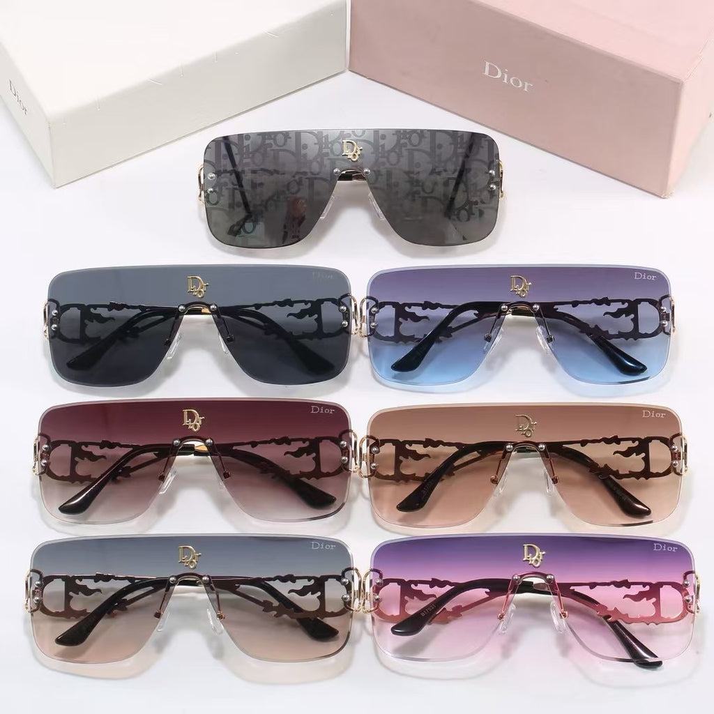6 colors New hot HD lenses No borders design sunglasses 3229
