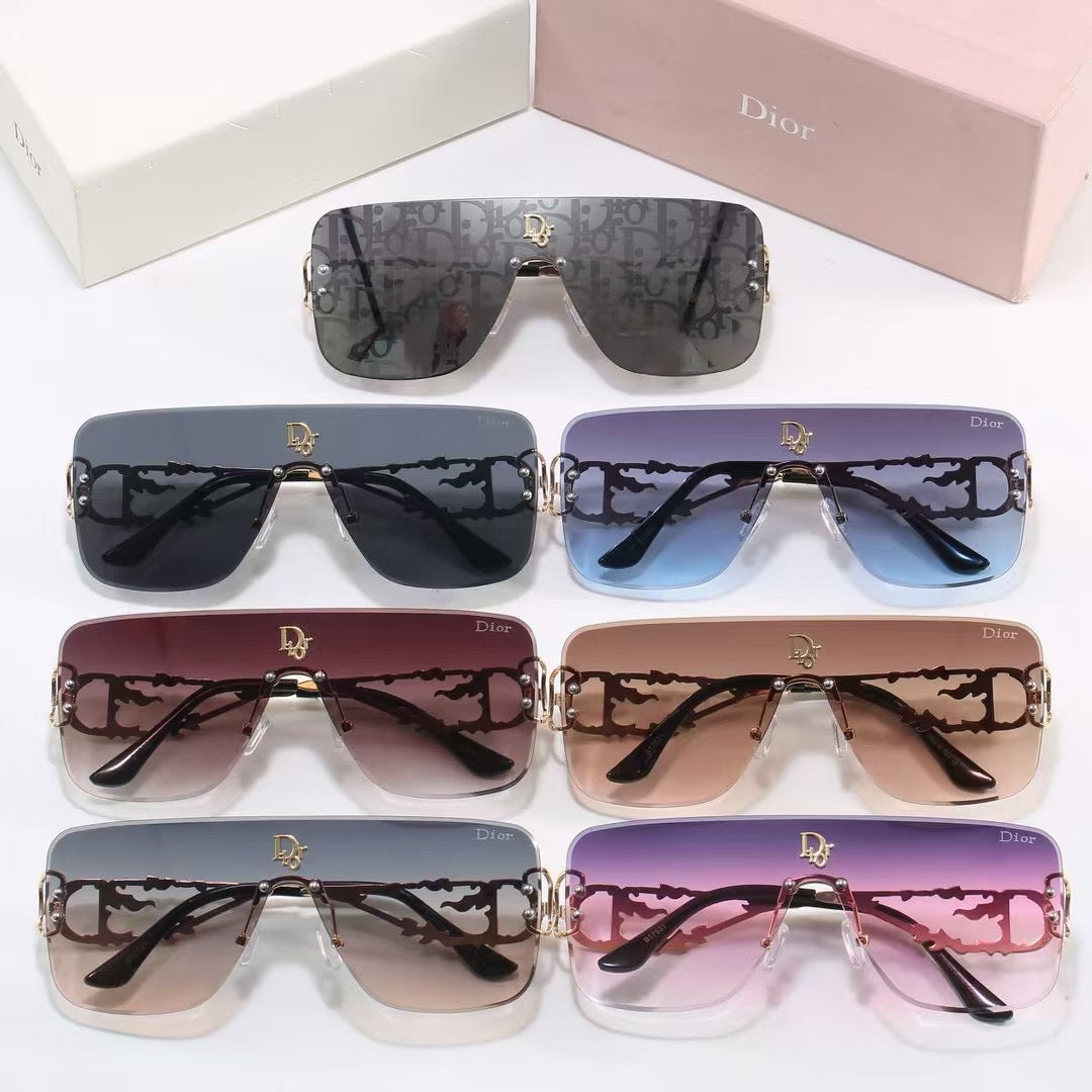 6 colors New hot HD lenses No borders design sunglasses 3229