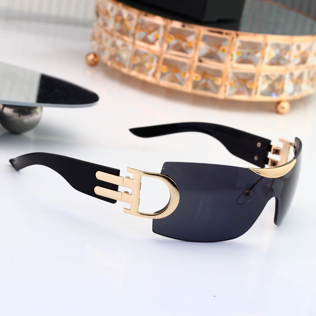 9 colors New hot HD lenses No borders design sunglasses 91036