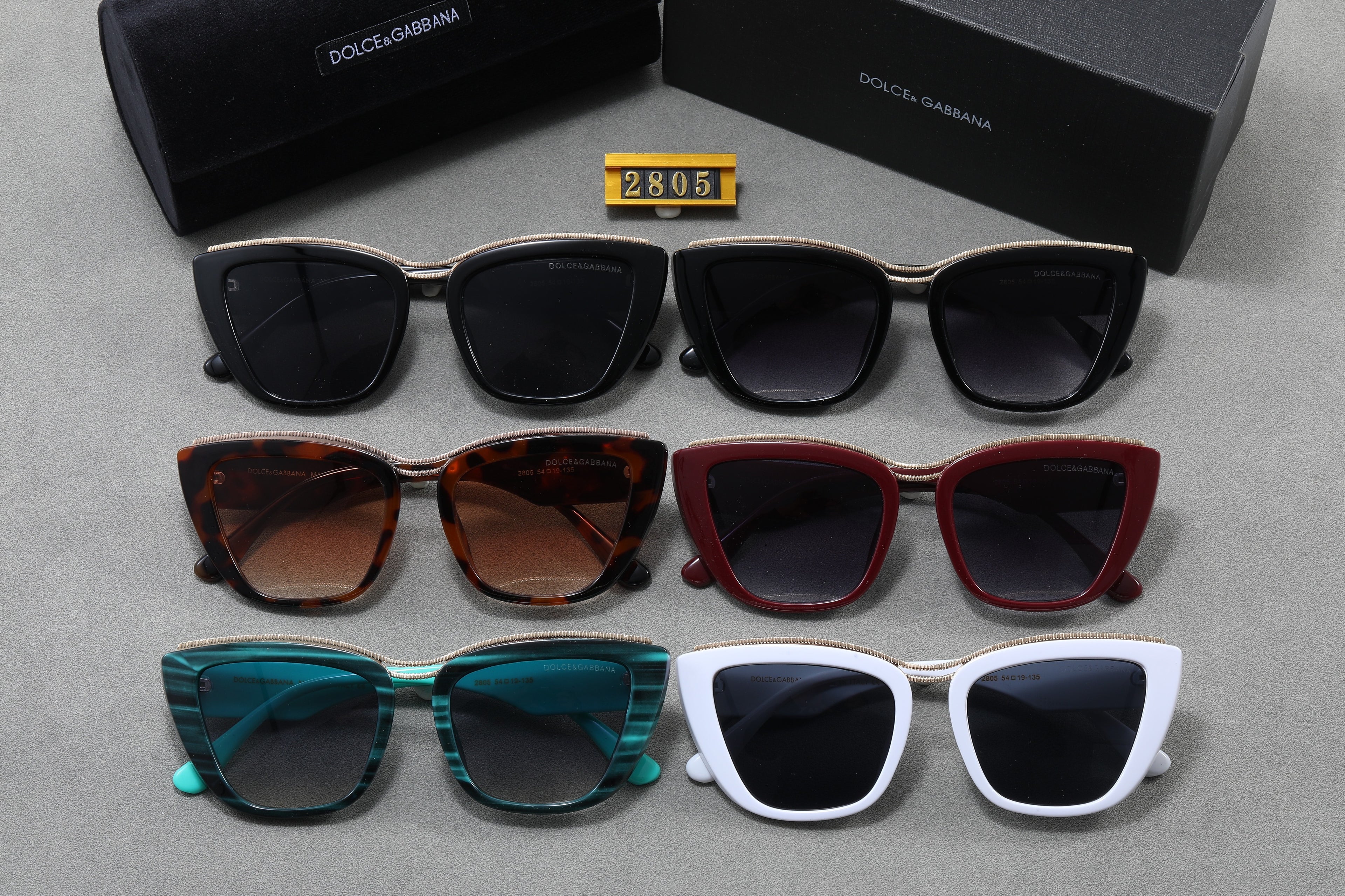 Fashion hot 6 color sunglasses 2805