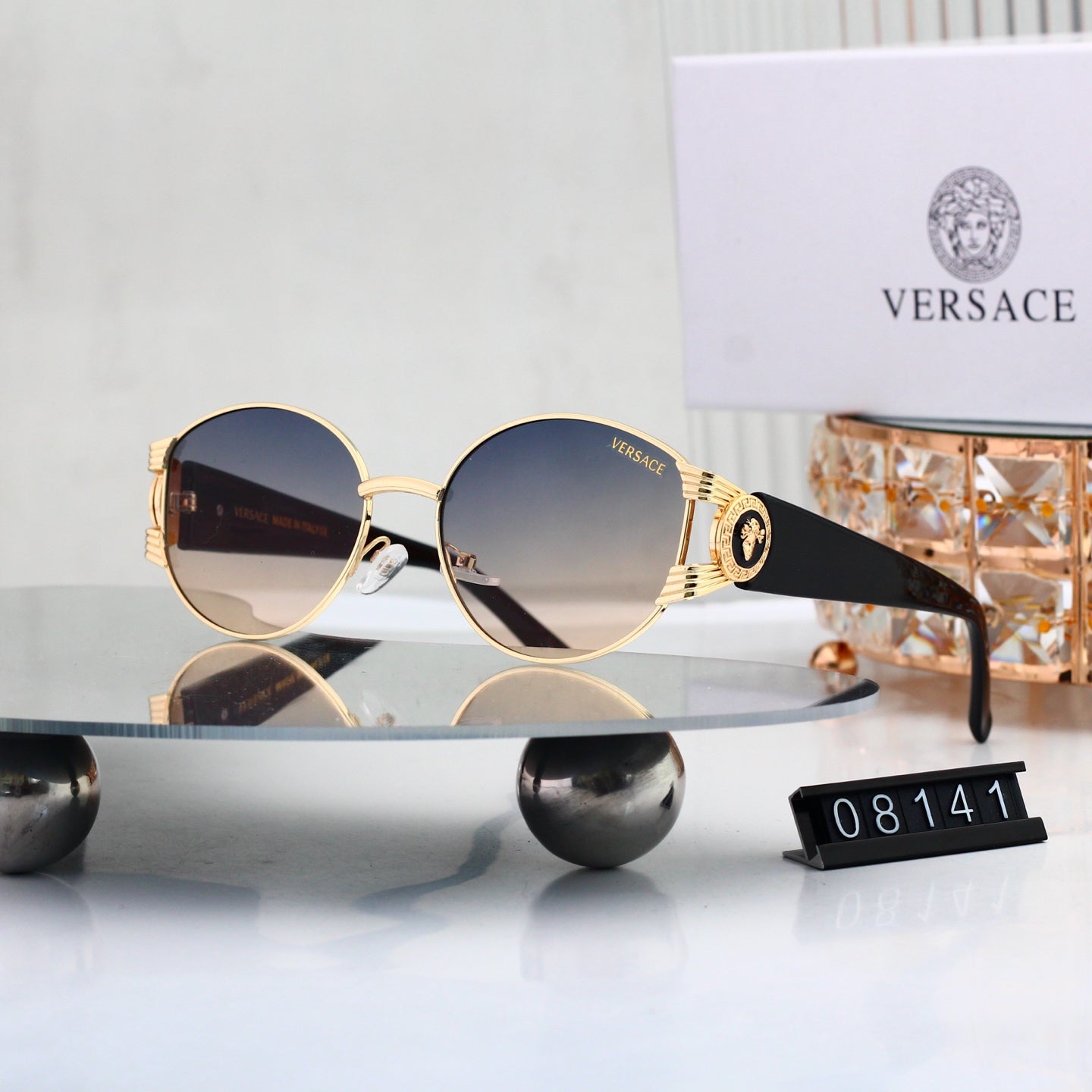 7 colors New hot HD lenses Full frame Sunglasses 08141
