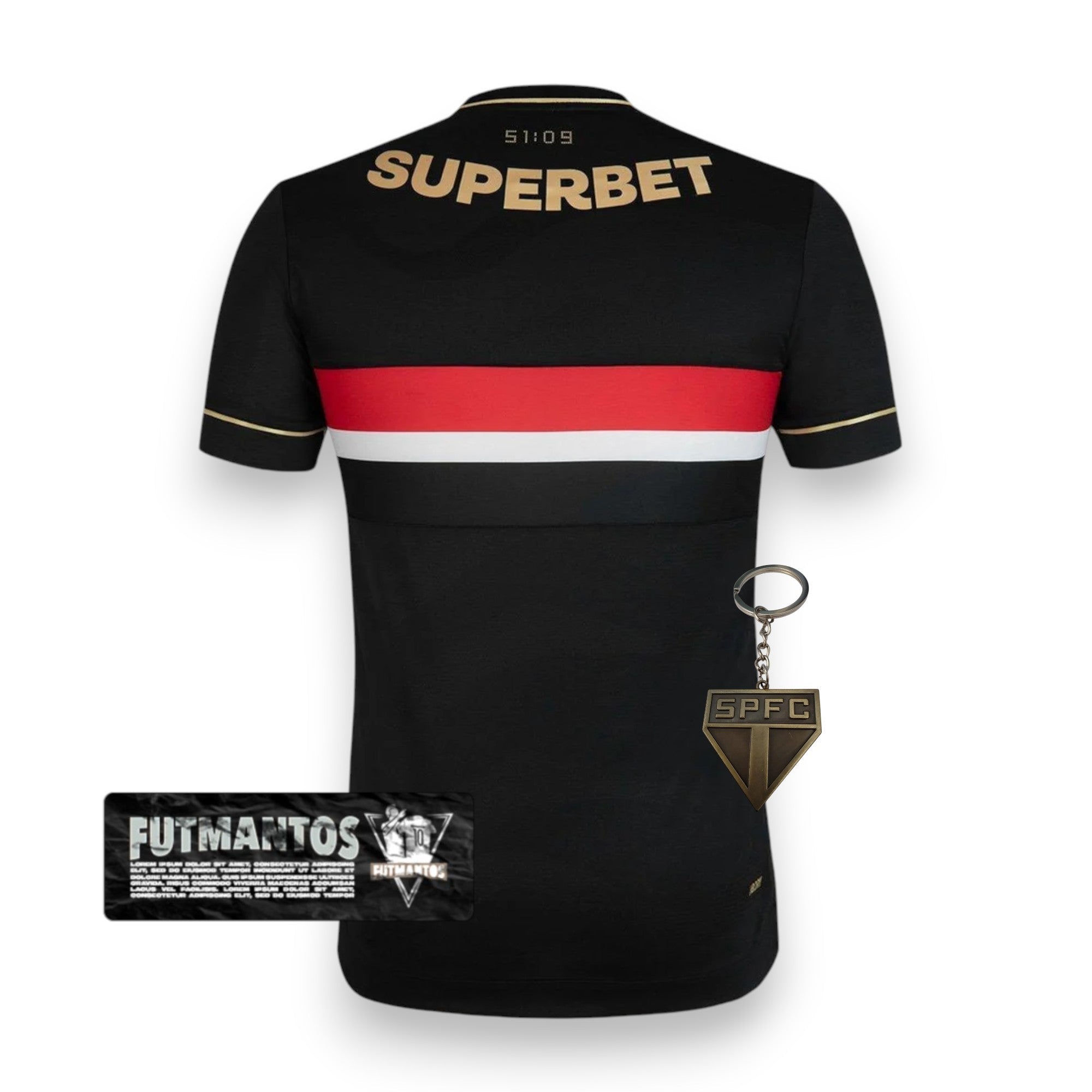 Camisa São Paulo III Preta 25/26