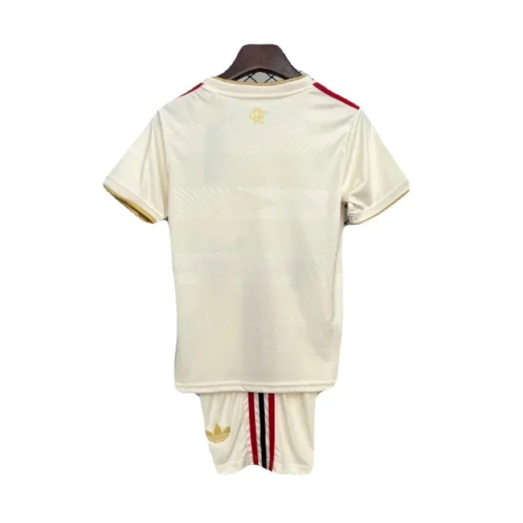 kit Infantil Flamengo CRF III 25/26 - Bege