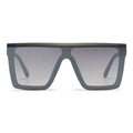 Dollger Black Rectangle Aviator Sunglasses