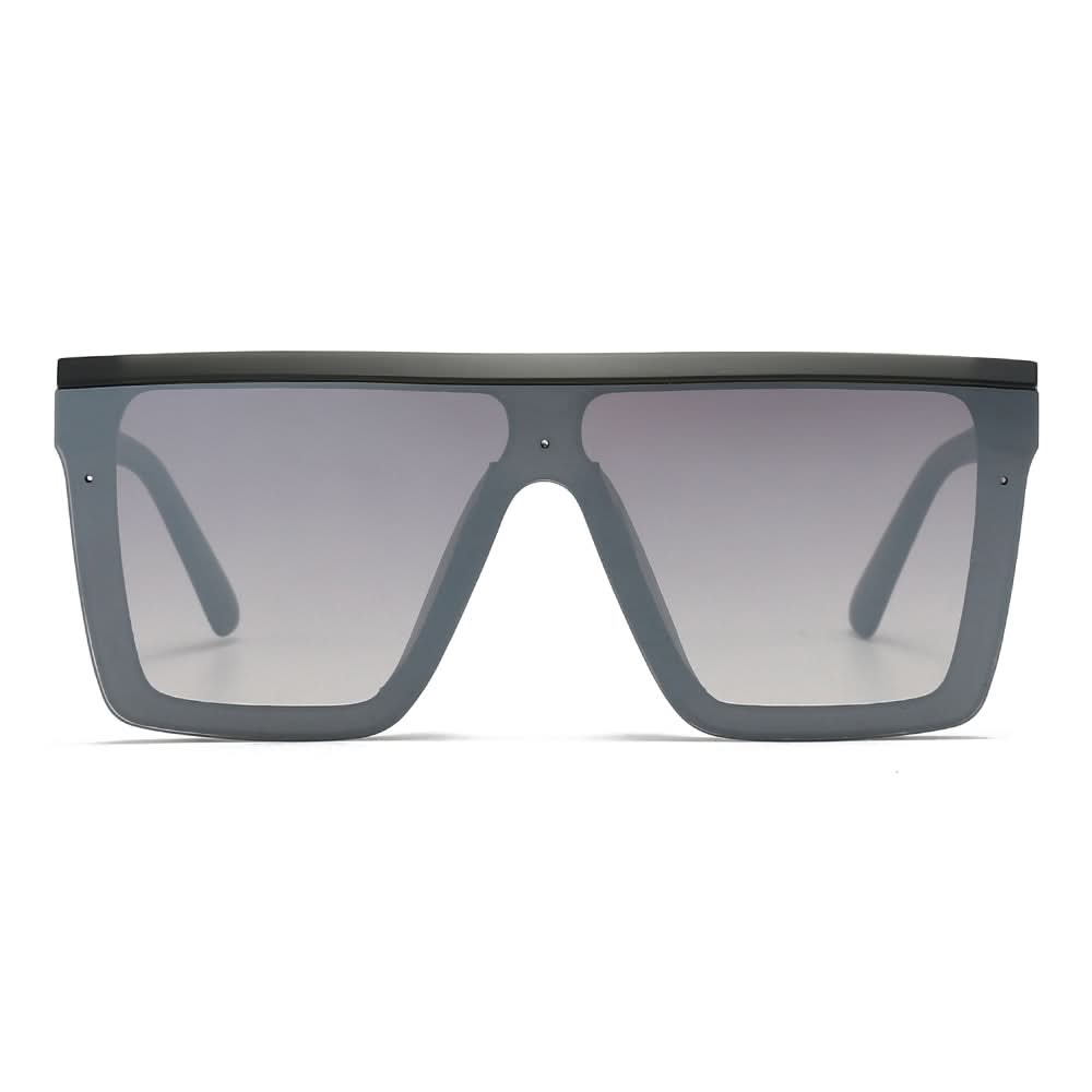 Dollger Black Rectangle Aviator Sunglasses