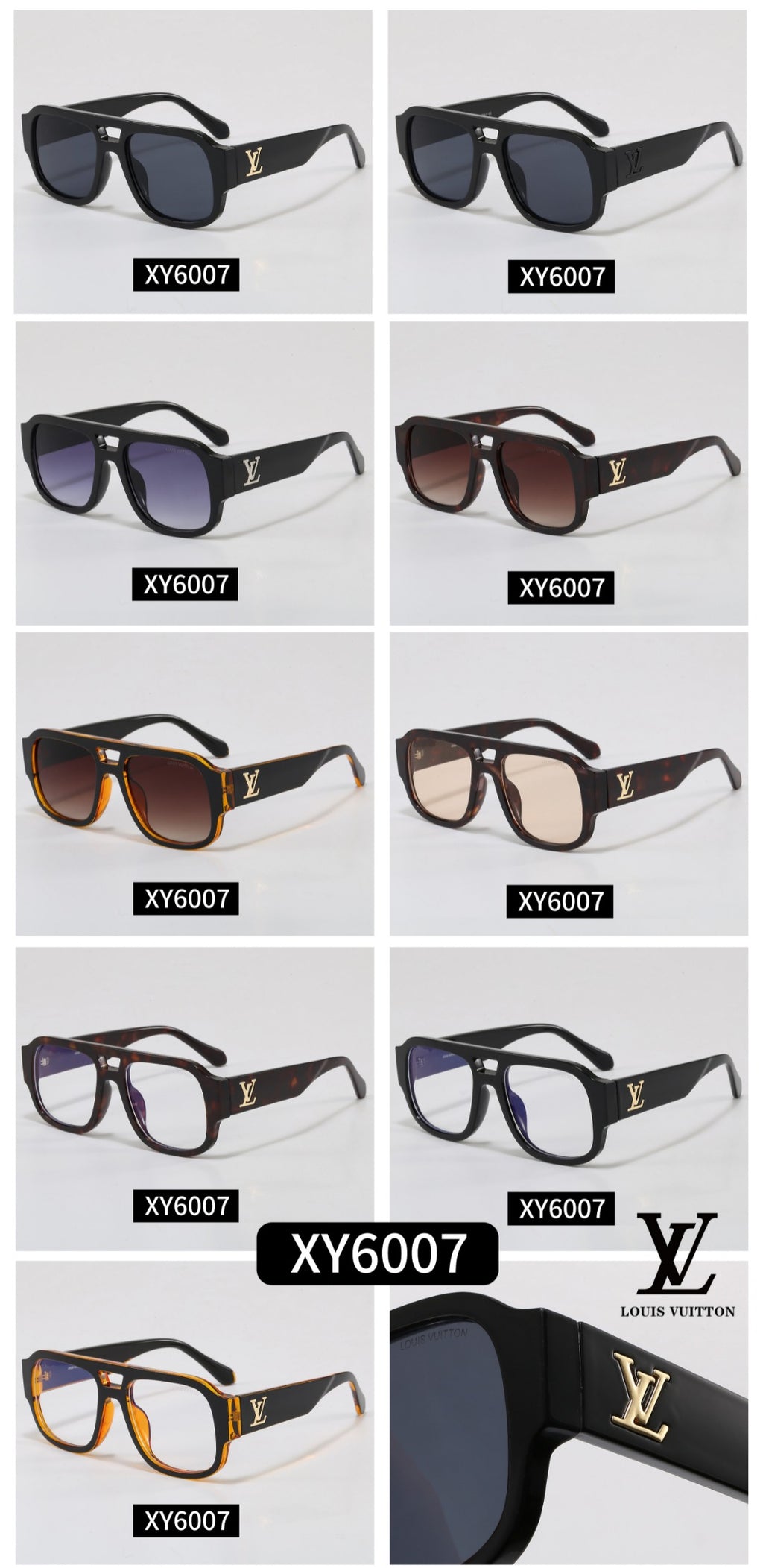 Fashion hot 7 color sunglasses 6007