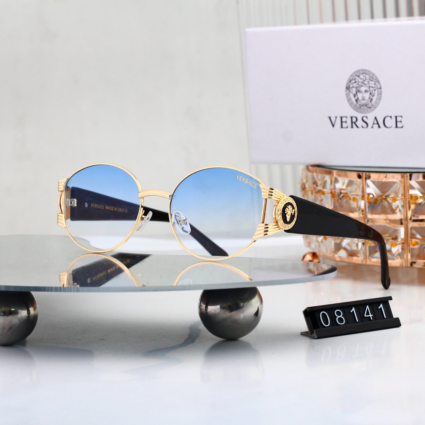 7 colors New hot HD lenses Full frame Sunglasses 08141