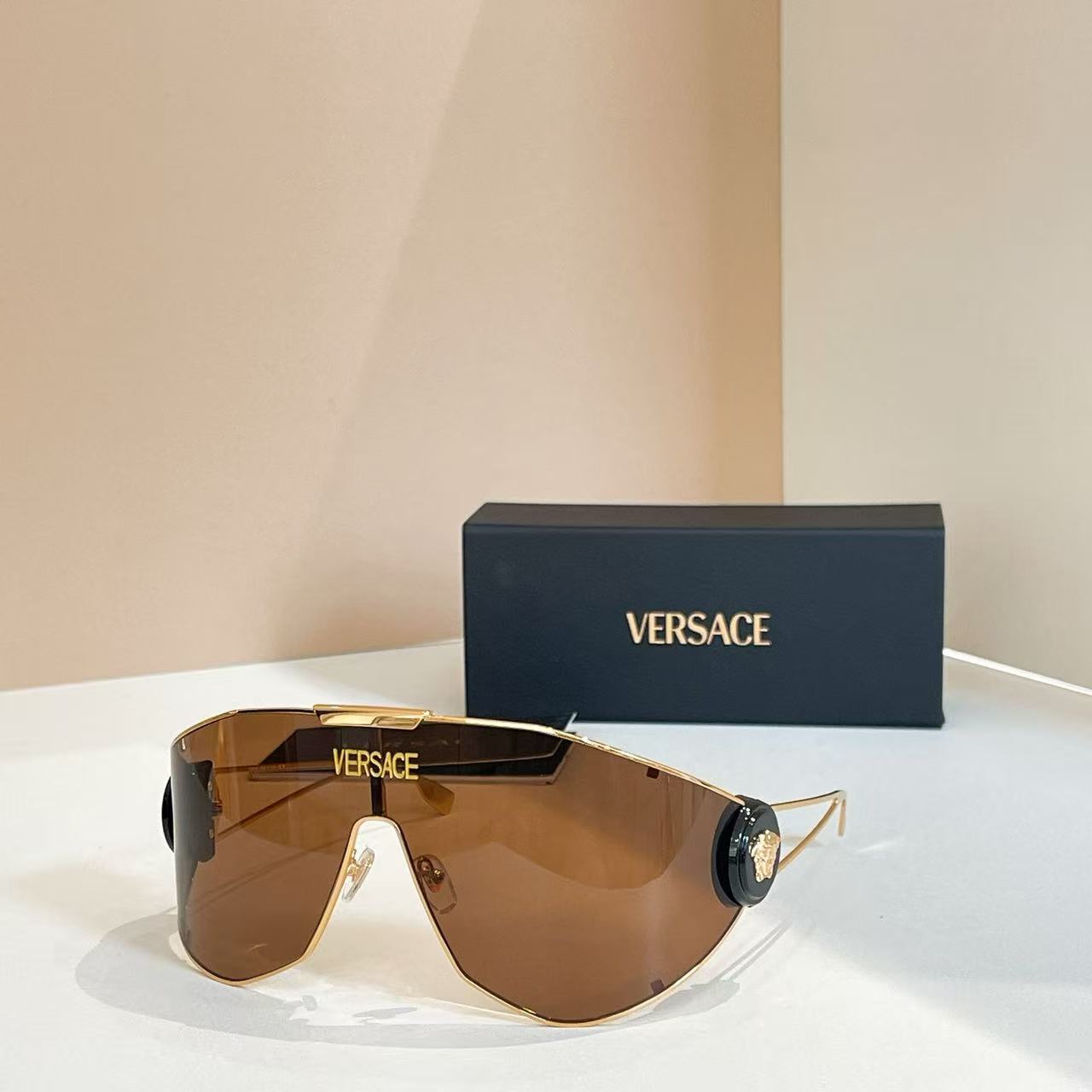 6 colors popular high-definition one-piece sunglasses
