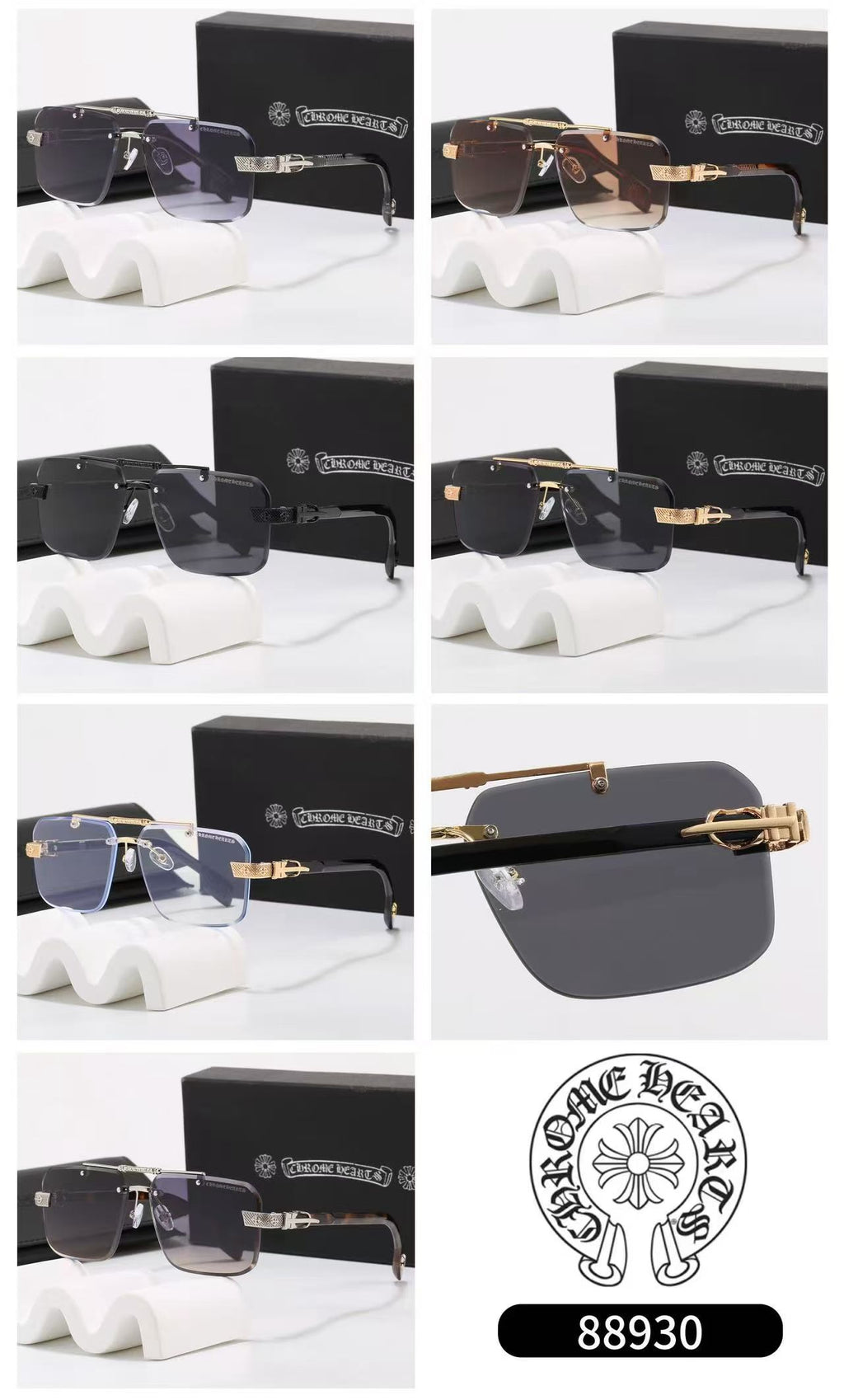 Fashion 6 Color Sunglasses 88930