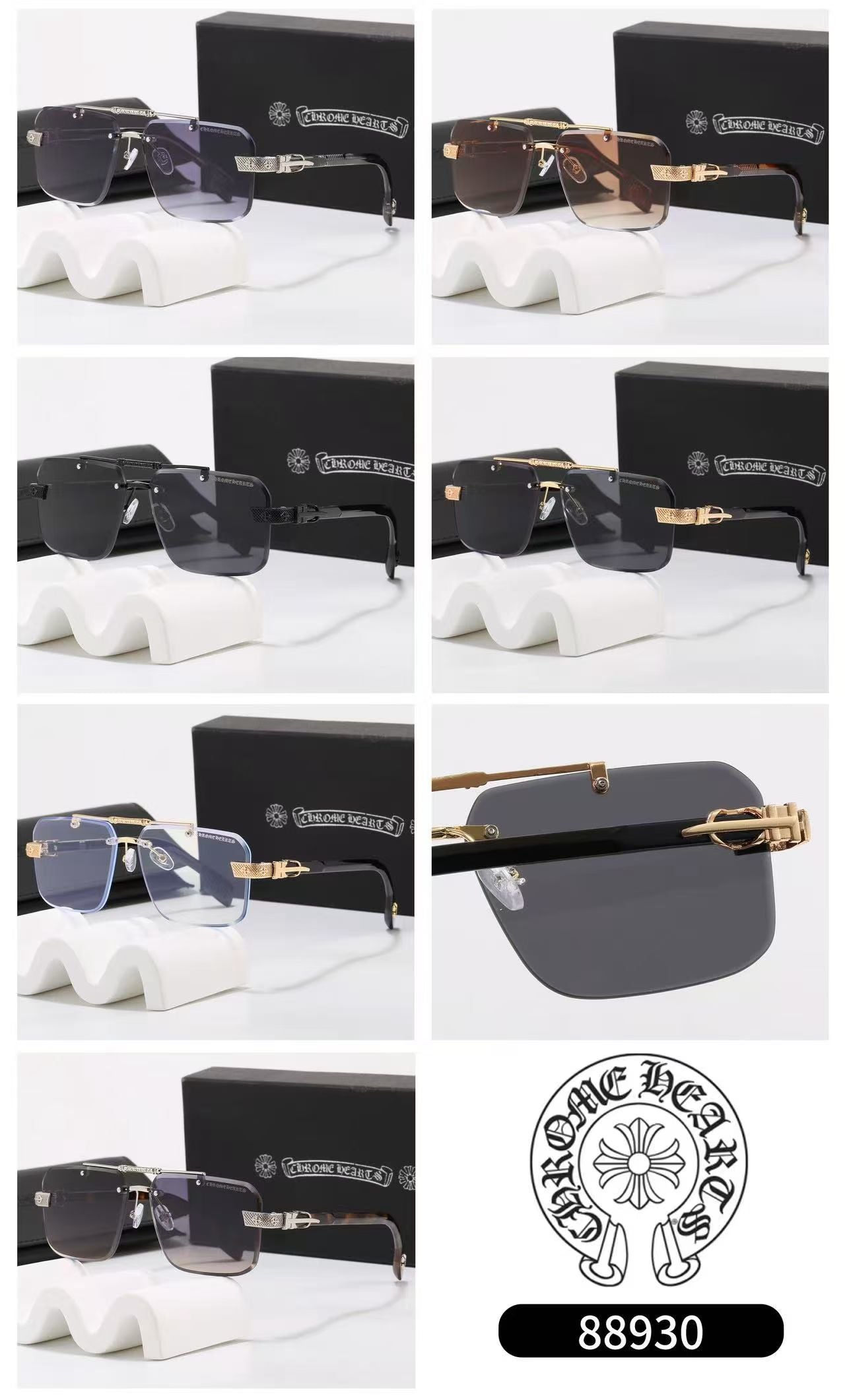 Fashion 6 Color Sunglasses 88930