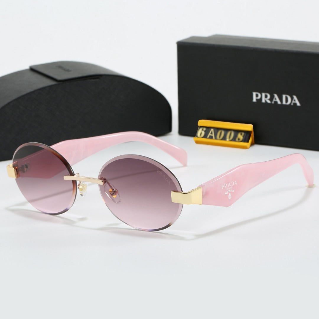 Hot sale metal frameless prism sunglasses 6A008