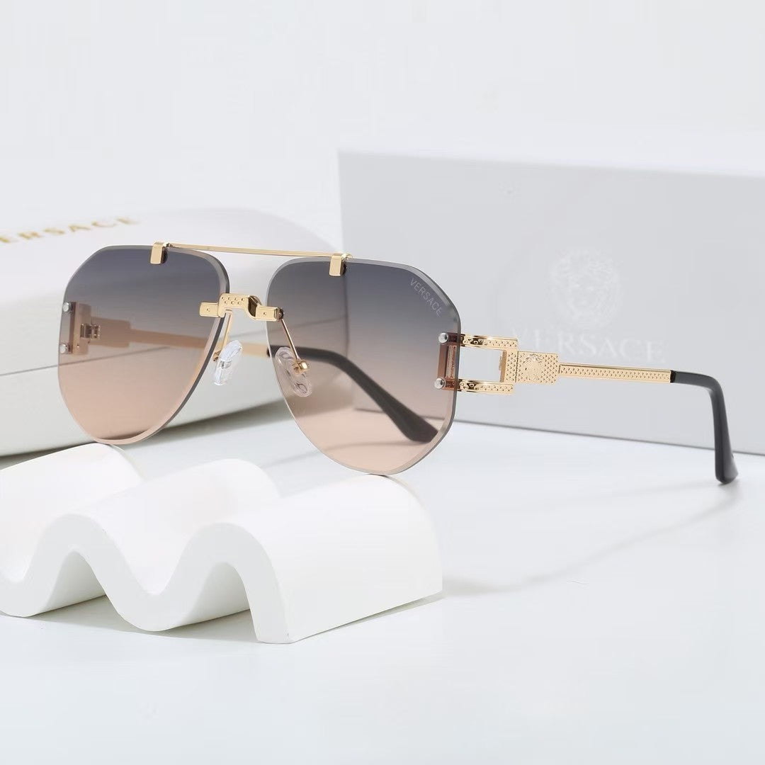 7 colors New hot HD lenses No borders design sunglasses P25232528