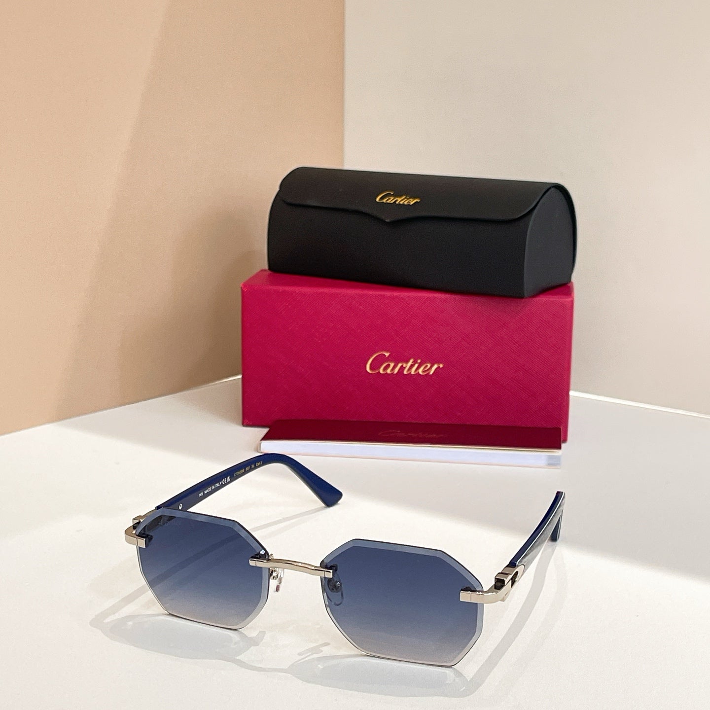 15 colors New hot HD lenses Frameless Sunglasses 0439S