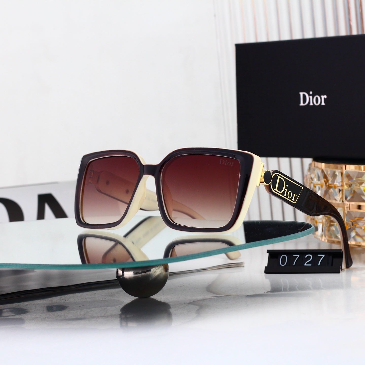 Fashion hot 7 color sunglasses 0727