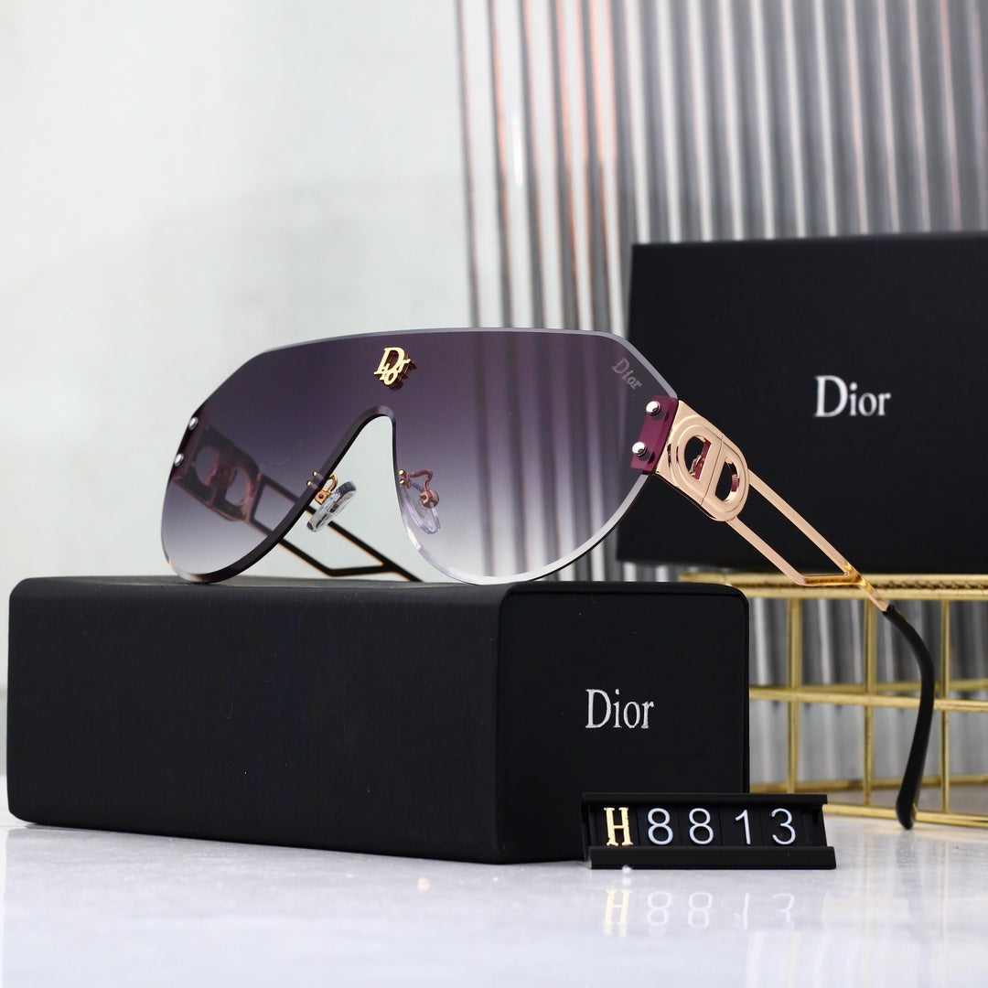 6 colors New hot HD lenses No borders design sunglasses 0263