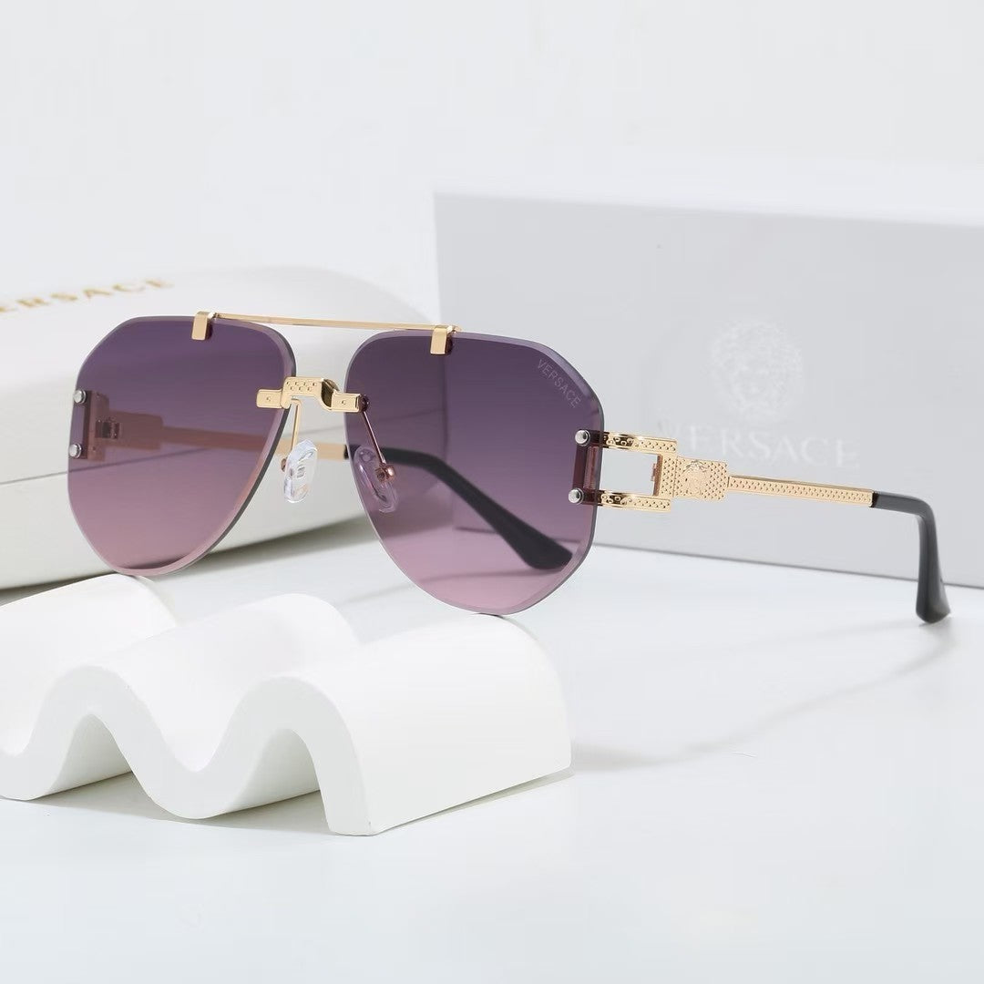 7 colors New hot HD lenses No borders design sunglasses P25232528