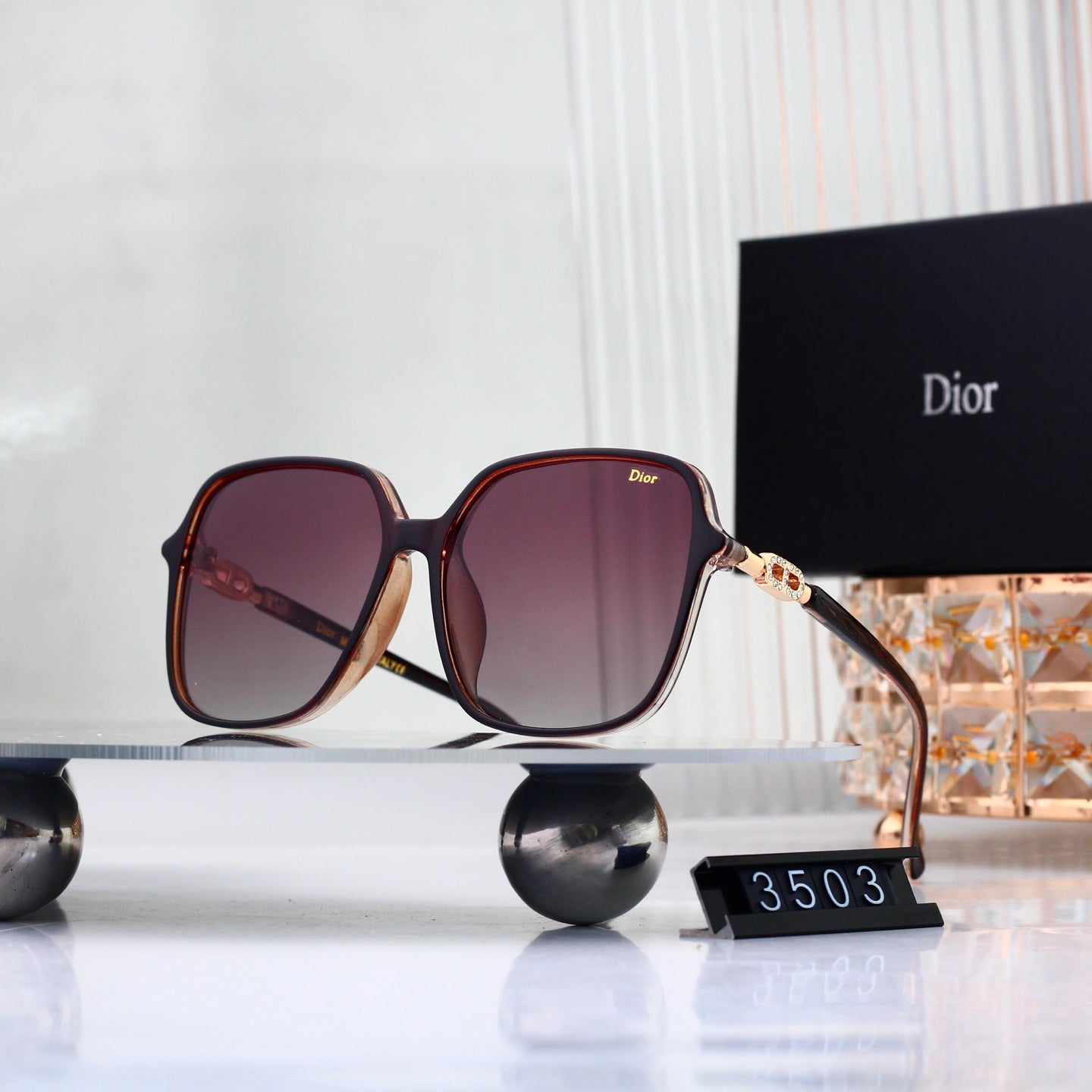 5 colors New hot HD lenses Full frame design sunglasses 3553