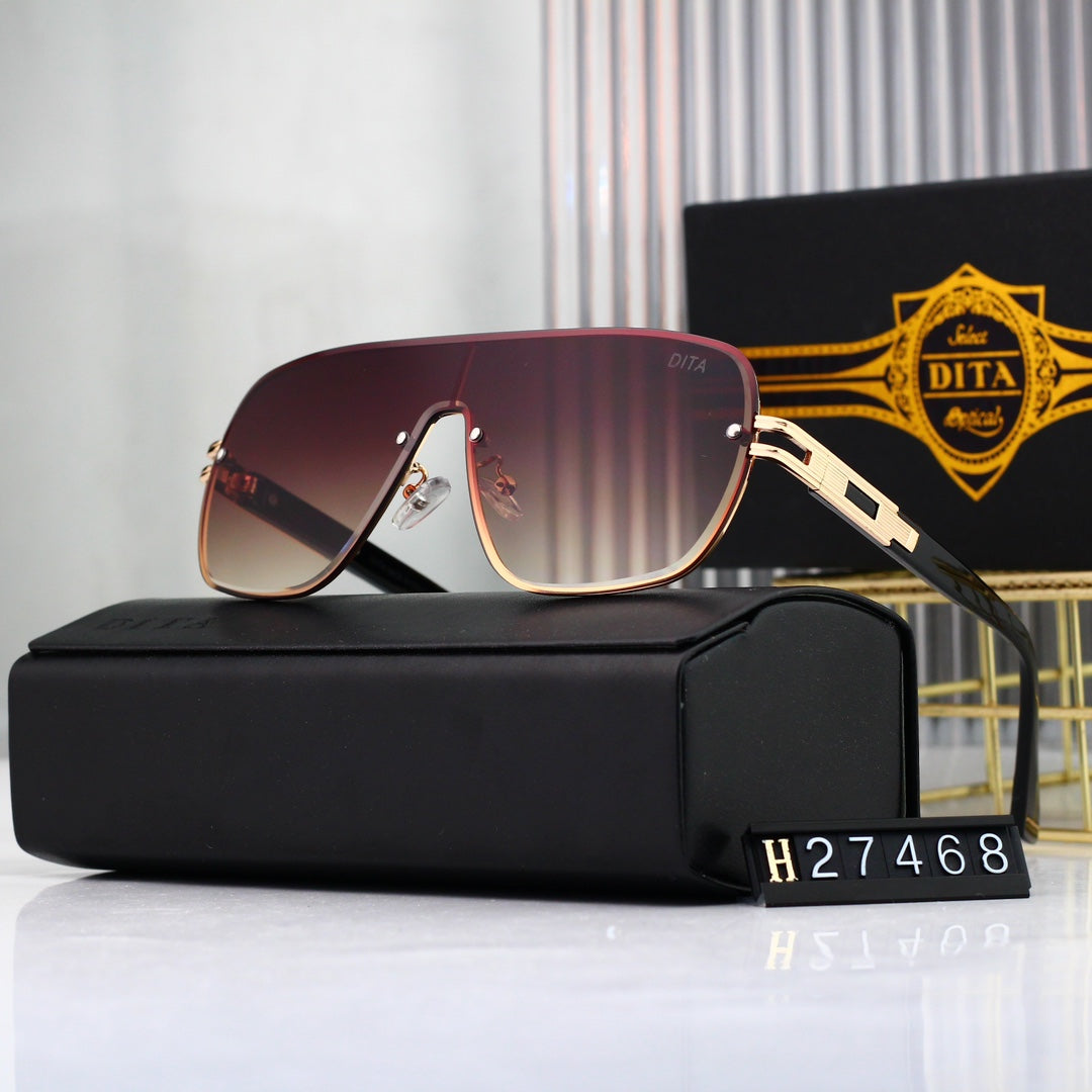6 colors New hot HD lenses No borders design sunglasses 27468
