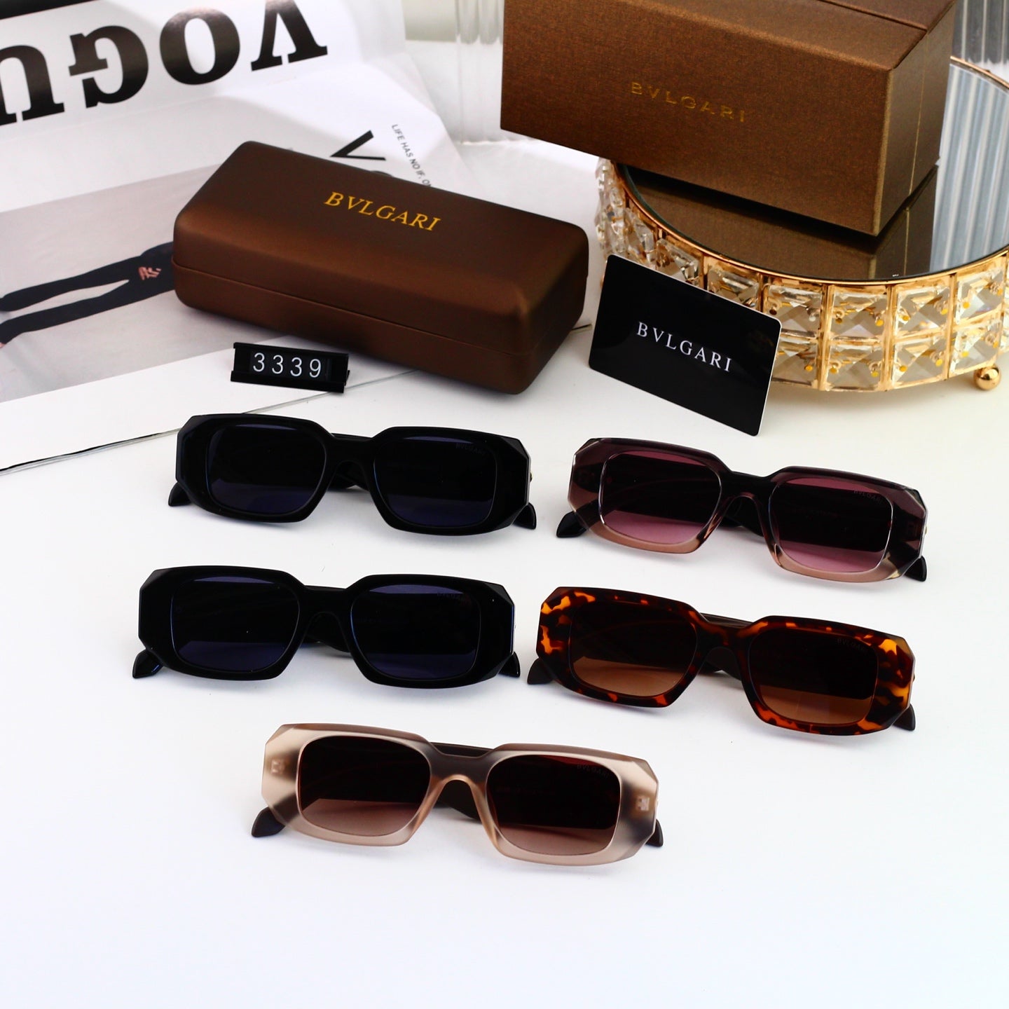 Fashion hot 5 color sunglasses 3339